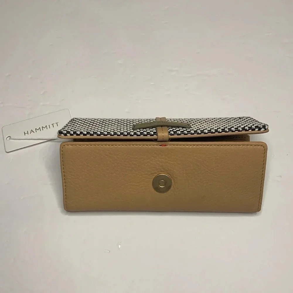 Hammitt Raffia Wallet Benjamin Slim California Sunday NWT